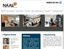 Tablet Screenshot of apartmentlocatorassociation.org